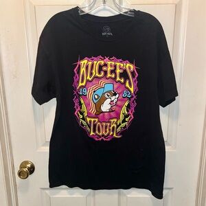 BUC-EE’S Short Sleeve Buc-ee’s Tour 1982-2021 Beaver Shirt. Sz L.